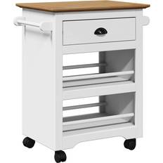 vidaXL BODO White and Brown Rullbord 45x67.5cm