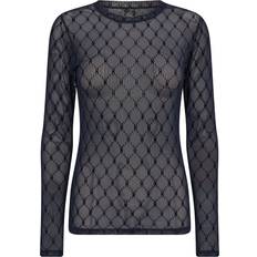 Hype The Detail Mesh Blouse - Blue