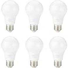 Amazon Basics LED E27 Edison Screw Bulb 8W 6-Pack