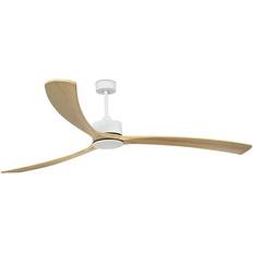 White Ceiling Fans Faro Kauai Extra Large White DC Ceiling Fan 6 Speed