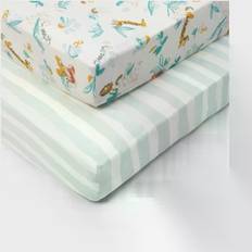 Tutti Bambini Sheets Tutti Bambini Cot Fitted Sheets 2 Pk