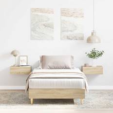 vidaXL utan Madrass Sonoma Ek 75x190 cm Sängram