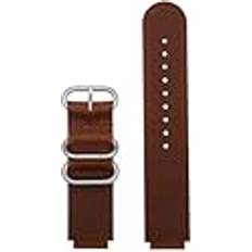 Vintage Läder Klockarmband 18mm Brun