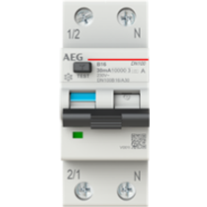 Busch-Jaeger AEG RCD-afbryder DN100B16/A30 1P+N Type A B 16A 30mA 10kA