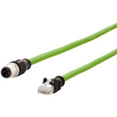 Metz Connect Forbindelseskabel M12-RJ45 4-polet D-kodet 10m