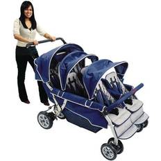 Strollers Angeles SureStop Folding Commercial Bye Stroller 6 Seat