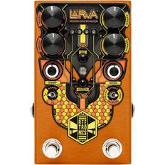 Orange Pédales pour Instruments de Musique Larva Morphing Phaser Pedal