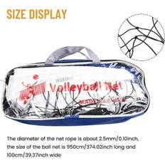 Rainb PASILI, 950X100Cm Outdoor Volleyball Net Portable Volleyball Net For Beach Backyard