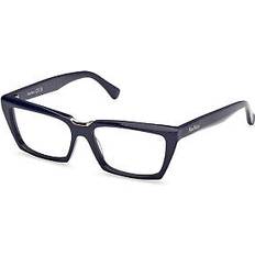 Glasögon & Läsglasögon Max Mara MM5180 90 Optiska Bågar Acetat Blå Fyrkantig