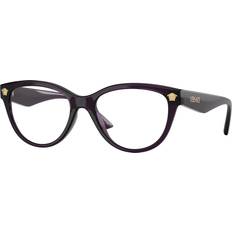 Briller & Læsebriller Versace VE3365U 52mm Briller Purple Dark Violet
