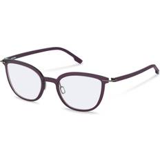 Rodenstock R5367 D000 50 Purple Glasögon Endast Båge Kvinna