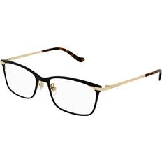 Glasögon & Läsglasögon Gucci Man GG1130OJ 001 Optical Brush Titanium