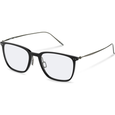 Glasögon & Läsglasögon Rodenstock R7168 A000 53 Svarta Glasögon Endast Båge Kvinna