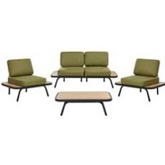 Beliani Garden 4 Pieces Sofa Outdoor Lounge Set, 1 Table incl. 1 Sofas