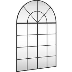 Spejl 80 x 120 vidaXL 3200608 Black Vægspejl 80x120cm