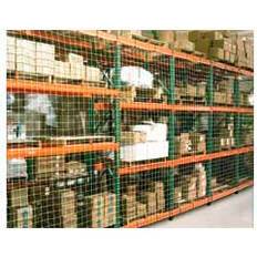 Pallet Trucks Global Industrial Pallet Rack Netting One Bay, 99"W x 48"H, 1-3/4" Sq. Mesh, 1250 lb Rating