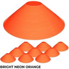 Marker Cones Agora Sator Sports, 12 Large Practice Disc Cones Set of 10 White Blue Orange and Yellow