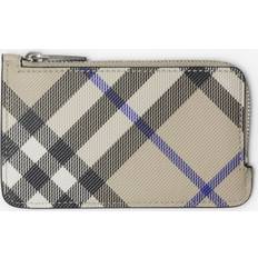 Burberry Läder Korthållare - Grå