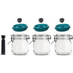 Vakuumförpackare på rea Airtender Vakuumförslutare Burkar 3-pack 1 L