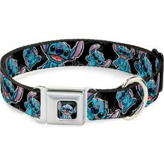 Pets Buckle-Down Disney Pet Collar Metal Seatbelt 15 to 24 Inches