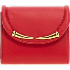 Red Card Cases Roberto Cavalli Card Case With Fang Clasp - Red