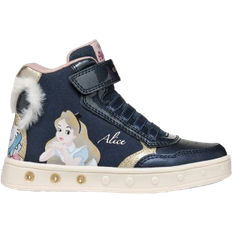 Textile Trainers Geox Junior Skylin Alice Disney - Dark Navy/Platinum