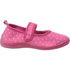 Tela Pantofole Playshoes Kid's Slippers - Pink Dots