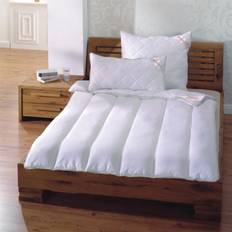 Decken Bestlivings Mikrofaser Bettdecke 135x200 cm Weiß Daunendecke (200x135cm)