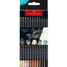 Faber-Castell 12 Lápices De Colores Black Edition
