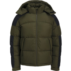 Puffer jacket green Jack & Jones Aero Puffer Jacket - Green/Forest Night