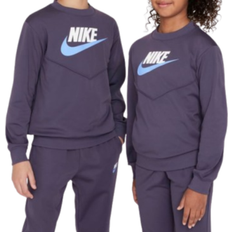 Nike Older Kid's Sportswear Tracksuit - Dark Raisin/White (FD3090-573)