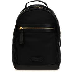 Leather - Men Backpacks Tom Ford Logo Backpack - Black