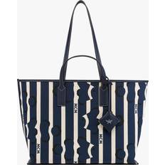 MCM Tasker MCM Læder Aren Shopper Beach Club Canvas - Blå