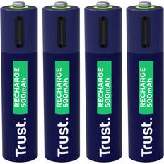 Rechargeable battery aaa Trust AAA Rechargeable Battery USB-C 4-pack