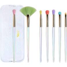 Colorful Makeup Set Of Seven Eye Makeup Brushes - T318