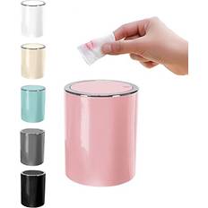 KW Counter Top Waste Bin 1.7 Ltr Soft Pink