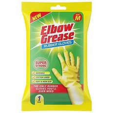 Elbow Grease Super Strong Rubber Cleaning Gloves Yellow