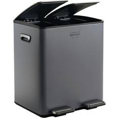 Bin kitchen Charles Bentley Double Compartment Grey Kitchen Bin