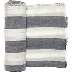 Cotton - OEKO-TEX Blankets Himla Antibes Throw 130 x 170 cm Silence Blankets Blue (170x130cm)