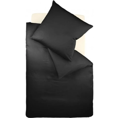 Fleuresse Interlock Jersey Duvet Cover Black (200x135cm)