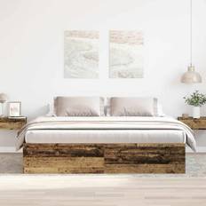 vidaXL Bed Frame Bedroom Mattress Foundation 180 x 200 cm