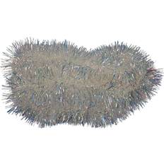 Silver Christmas Decorations Samuel Alexander Iridescent White Tinsel Garland 200 cm x 12 cm Decoration