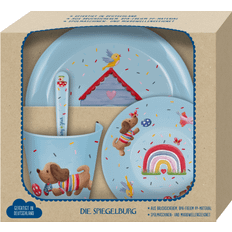 Porcellana Stoviglie per bambini Coppenrath Gift Box with Porcelain for Dachshunds BabyGlück