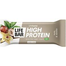 Lifefood Proteinbar med Nødder og Vanilje 40 g 1 stk