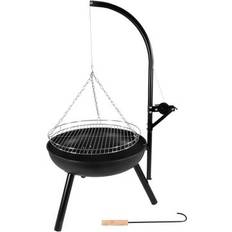 Holzkohlegrills Lemodo Holzkohlegrill mit Schwenkgrill