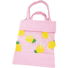 Grandado Large Cartoon Beach Bag - Pink