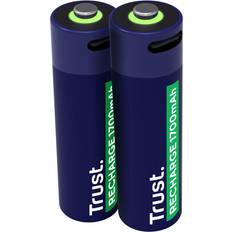 USB-C Rechargeable AA Batteries 2-pack