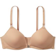 PINK Adaptive Wear Everywhere Wireless Front-Close Bra - Praline