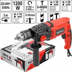 YATO 1200 Watt Schlagbohrmaschine