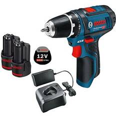 Bosch Set Bosch Akku-Bohrschrauber GSR 12V-15 2x 3.0 Ah